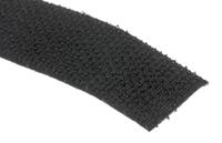 890-4161 RS PRO Black Hook Tape, 20mm x 5m