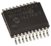 pic24fv32ka301-iss Microchip PIC24FV32KA301-I/SS, 16 bit PIC, PIC24FV Microcontroller, 32 MHz, 32kB FLASH, 20-Pin SSOP