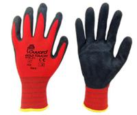 goldtouch-t9 GUYARD GOLD TOUCH Black, Red Polyamide Work Gloves, Size 9, Polyurethane Coating