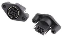 183-1805 RS PRO 8 Pole Miniature Din Socket, 1A, 100 V ac, Female, Panel Mount
