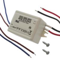 racd03-500 Recom LED Driver, 3 → 9.5V dc Output, 3W Output, 500mA Output, Constant Current / Constant Voltage