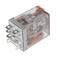 563280240040 Finder Plug In Power Relay, 24V ac Coil, 12A Switching Current, DPDT