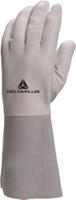 gfa115k Delta Plus GFA115K Grey Leather Work Gloves, Size 10