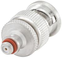 51s131-k00n5 Rosenberger Straight 50Ω RF Adapter BNC Plug to Microdot Socket 10GHz
