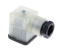 935980246-rs-gdml-2011-gb1-led-48-schwarz Hirschmann GDML 2P+E DIN 43650 A, Female Solenoid Valve Connector with Indicator Light, 48 V ac/dc Voltage
