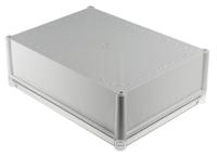 pc-3828-13-t-enclosure Fibox SOLID PC Series Grey Polycarbonate Enclosure, IP67, Transparent Lid, 378 x 278 x 130mm