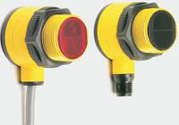 t30sp6ff400 Banner Diffuse Photoelectric Sensor, Barrel Sensor, 400 mm Detection Range