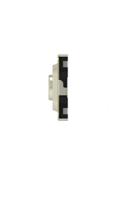 mslpt5252bl3mtr TE Connectivity Black Round Button Tactile Switch, SPST 50 mA Surface Mount