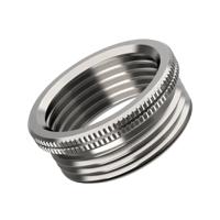 52104290lf Lapp Cable Gland Adapter, M63 Exterior Thread, G36 Interior Thread, Nickel Plated Brass, SKINDICHT MA-M/PG Series