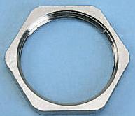 161-2963 SES Sterling Brass Cable Gland Locknut, PG7 Thread