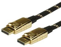 11045645-10 Roline Male DisplayPort to Male DisplayPort, PVC  Cable, 2m
