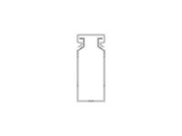 1set411103r0000 ABS, PC Cable Trunking Accessory, 25 x 60mm