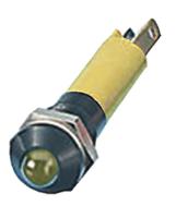 190412z2 CML Innovative Technologies Yellow Panel Mount Indicator, 12V, 8mm Mounting Hole Size