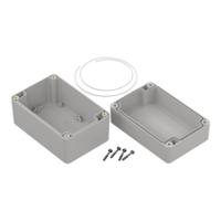 206-9100 RS PRO Light Grey Polycarbonate Enclosure, IP65, Light Grey Lid, 120 x 80 x 75.2mm