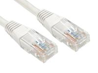 240-6341 RS PRO, 1m Cat5e, White RJ45 to Male RJ45 Male, U/UTP Unshielded, Terminated PVC Sheath