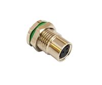 pxmbni08rpf03apc Bulgin Circular Connector, 3 Contacts, Rear, M8 Connector, Socket, Female, IP67, Buccaneer M8 Series