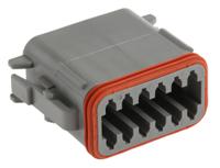 dt06-12sa Deutsch, DT Automotive Connector Socket Grey 12 Way DT06-12SA