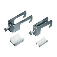 2353000 Rittal Natural Steel C-clip, 22mm Max. Bundle