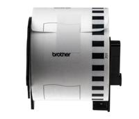 dk22205 Brother White Black Print Label Roll, 62mm Width, 1 Roll Qty