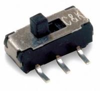 js202011scqn C & K Surface Mount Slide Switch DPDT Latching 300 mA Slide