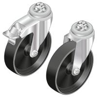 3842515367 Bosch Rexroth Swivel Wheel, 1100N Capacity, 125mm Wheel