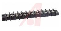 12-140 Cinch Barrier Strip, 12 Contact, 9.53mm Pitch, 2 Row, 15A, 250 V ac