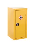 733-4906 RS PRO Yellow Lockable 1 Door Hazardous Substance Cabinet, 900mm x 460mm x 460mm