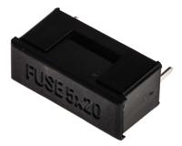 563-756 RS PRO 6.3A PCB Mount Fuse Holder for 5 x 20mm Fuse, 250V ac