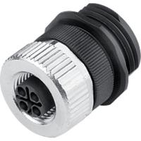 44423147 Lapp Industrial Circular Connector, 4 Contacts, Panel, M12 Connector, Socket, Female, IP68, POWER M12 Series