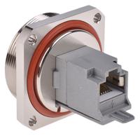 j60020a0002 Telegartner TOC Series Single-Port RJ45 Coupler, Cat6, Shielded