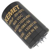 alf20c102el400 KEMET 1000μF Aluminium Electrolytic Capacitor 400V dc, Press-Fit - ALF20C102EL400