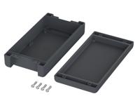 00165224 Bopla Bocube Alu Series Graphite Grey Aluminium General Purpose Enclosure, IP66, IP68, IP69, IK09, Graphite Grey Lid,