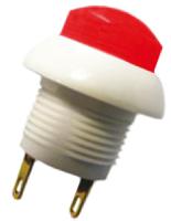 p9-213191 Otto Push Button Switch, Momentary, Panel Mount, 12mm Cutout, DPDT, 28V dc, IP64