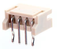 s4b-zr-lfsn JST ZH Series Right Angle Through Hole PCB Header, 4 Contact(s), 1.5 mm Pitch, 1 Row, Shrouded