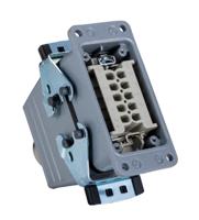 100320001019200010193000190 EPIC Connector Set, 10 Way, 16A, Female to Male, H-BE, Panel Mount, 440 V