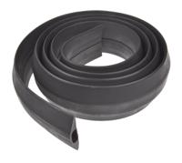 26100201 RS PRO 3m Black Cable Cover in Rubber, 30mm Inside dia.