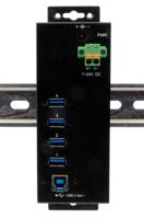 ex-1505hmvs Exsys 4 Port USB 3.2  Hub, Terminal Connector Powered, 163 x 54 x 30mm