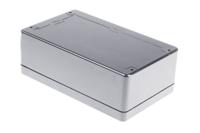 918-8840 RS PRO Grey PET Enclosure, IP66, Grey Lid, 260 x 160 x 90mm