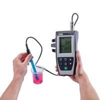 p01710010 Chauvin Arnoux CA 10101 pH Meter, 0.01pH Resolution, 16pH Max, +120 °C Max