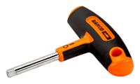 905t-060-100 Bahco 905T-060-100 1/4 in Square Socket Driver With T-Handle, 45 mm Overall