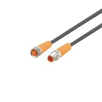evc699 ifm electronic Male 3 way M8 to Female 4 way M8 Communication Cable, 1.5 m