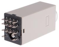 h3y-4-ac24-10s Omron H3Y-4 Series DIN Rail, Surface Mount Timer Relay, 24V ac, 4-Contact, 0.5 → 10s, 1-Function, 4PDT