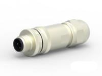 t4111011041-000 TE Connectivity Circular Connector, 4 Contacts, Cable, M12 Connector, Plug, Male, IP67, T411 Series