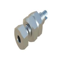 938441000 Hirschmann Test & Measurement Silver Female Banana Connector, 2mm Connector, M4 Thread, Solder Termination, 6A, 60V dc,