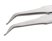 09sm111sa1 ideal-tek 120 mm, Stainless Steel, Grooved, Tweezers