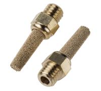 amte-m-lh-m5 Festo AMTE Brass, Bronze 10bar Pneumatic Silencer, Threaded, M5 Male