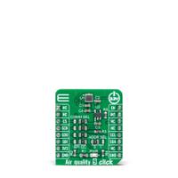 mikroe-5060 MikroElektronika Air quality 9 Click Air Quality Sensor Add On Board for ENS160 mikroBUS Socket