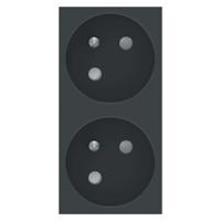 nu306954 Schneider Electric Anthracite, 2 Gang, New Unica
