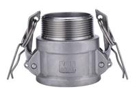 307-184 RS PRO Hose Connector, Straight Cam & Groove Coupling, BSPT 1in 1in ID, 17 bar