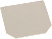 1050100000 Weidmuller W Series End Cover for Use with DIN Rail Terminal Blocks, ATEX